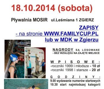 VIII Amatorskie Mistrzostwa Województwa Łódzkiego w Pływaniu Family Cup14